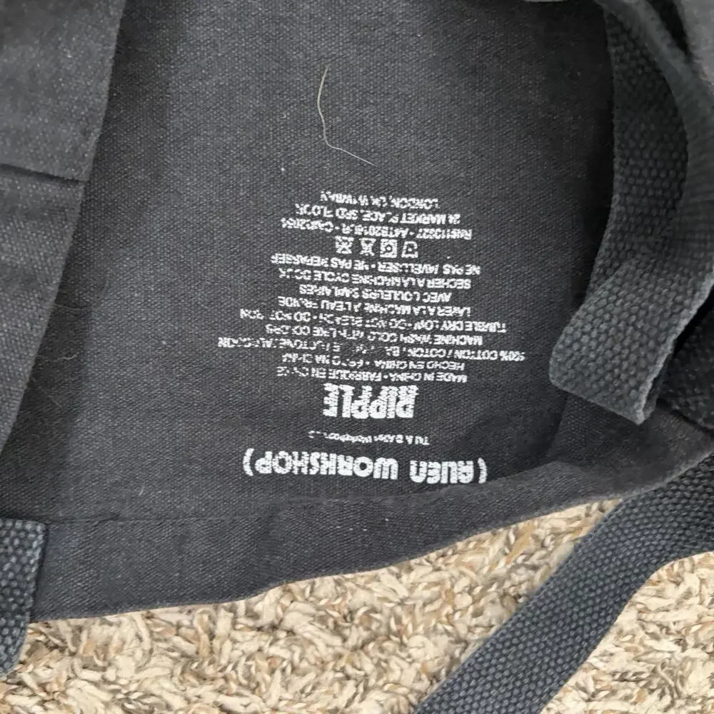 Alien Workshop Y2K Streetwear Skater One Size Black Tote Bag